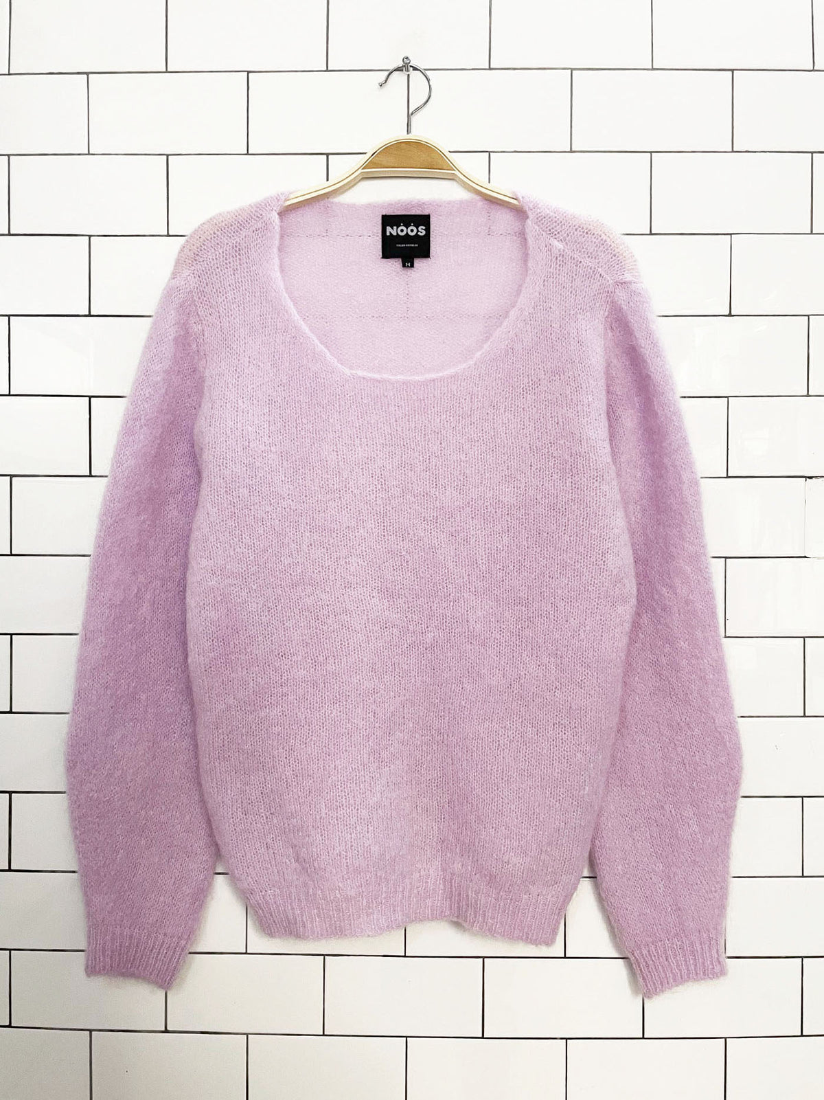 noos mohair-wool knit sweater | made in italy