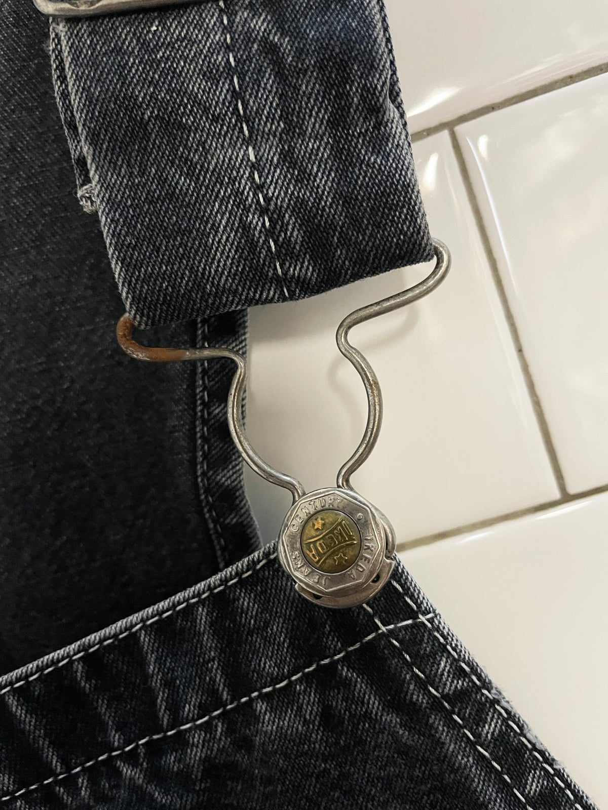 vintage 90s ikeda carpenter denim overalls | made in canada
