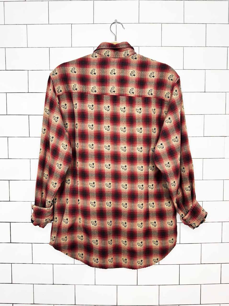 woolrich kak sheep print flannel shirt | made in India