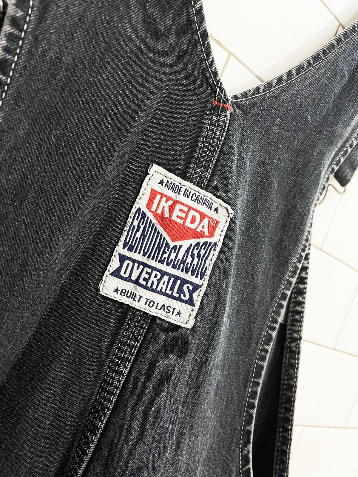 vintage 90s ikeda carpenter denim overalls | made in canada