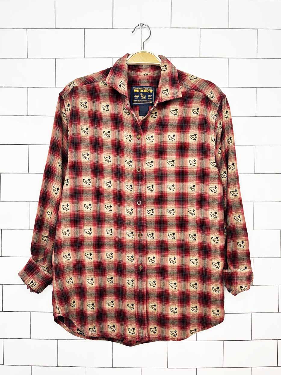 woolrich kak sheep print flannel shirt | made in India