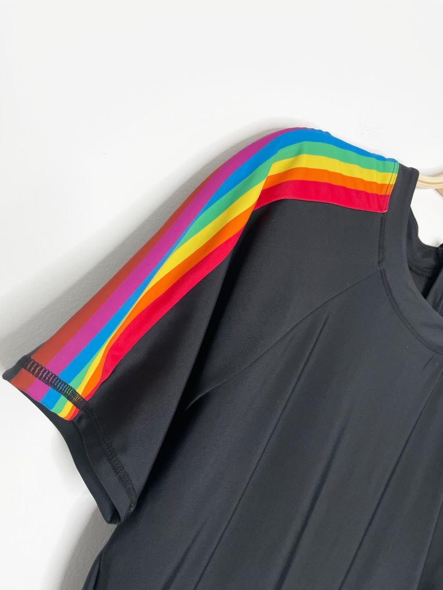 nwt humankind x target pride rainbow swim romper - good market thrift store