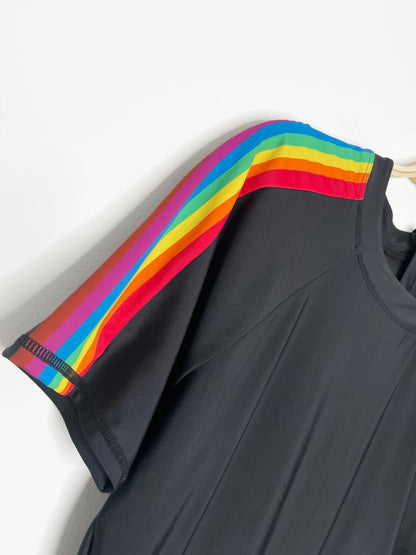 nwt humankind x target pride rainbow swim romper - good market thrift store