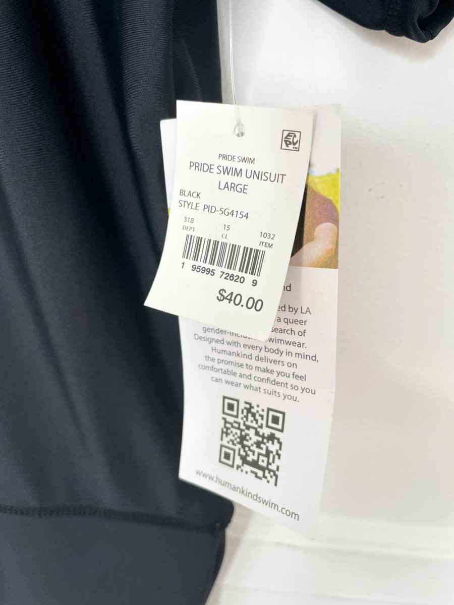 nwt humankind x target pride rainbow swim romper - good market thrift store