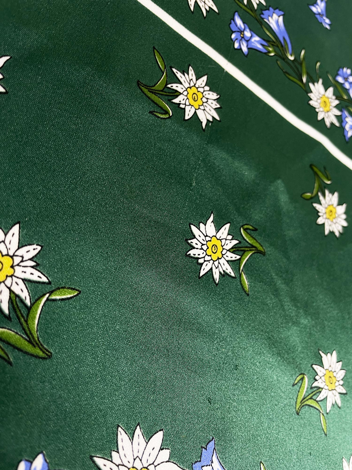 vintage silk floral xl square square scarf
