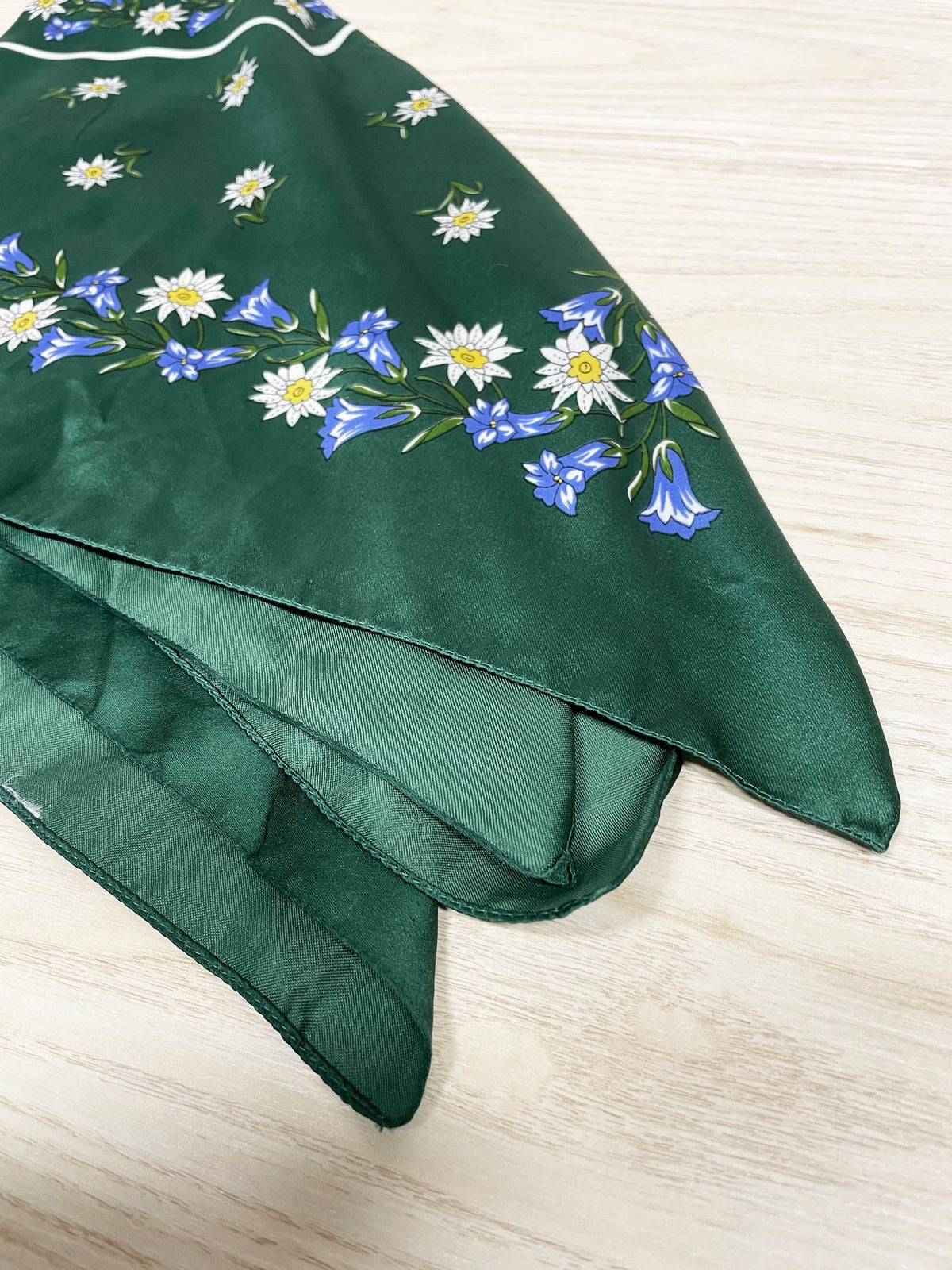 vintage silk floral xl square square scarf