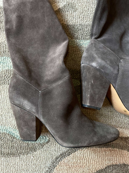 nwot 1. state suede heeled slouchy boots