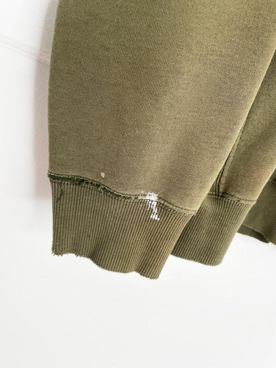 vintage 00s hbc x team canada block letter faded cottage crew - good market thrift store