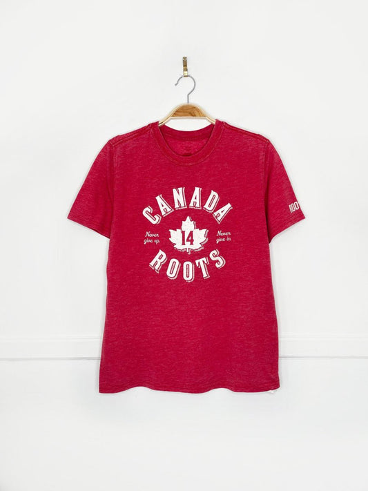 vintage 00s roots x canada day graphic tee - good market thrift store