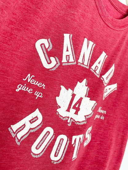 vintage 00s roots x canada day graphic tee - good market thrift store