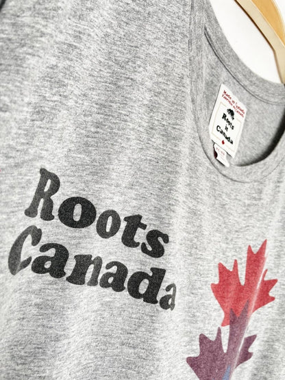 roots canada pride rainbow maples graphic tee - good market thrift store