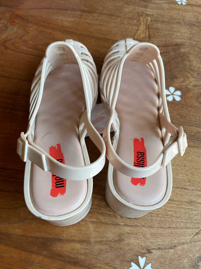 melissa panama disco jelly sandals