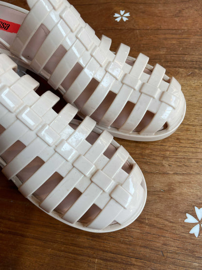 melissa panama disco jelly sandals