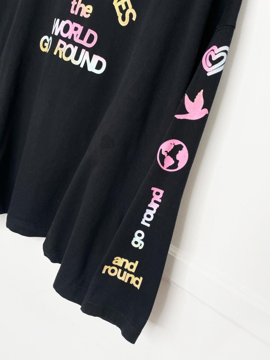 old navy x pride rainbow love graphic boxy long sleeve tee - good market thrift store