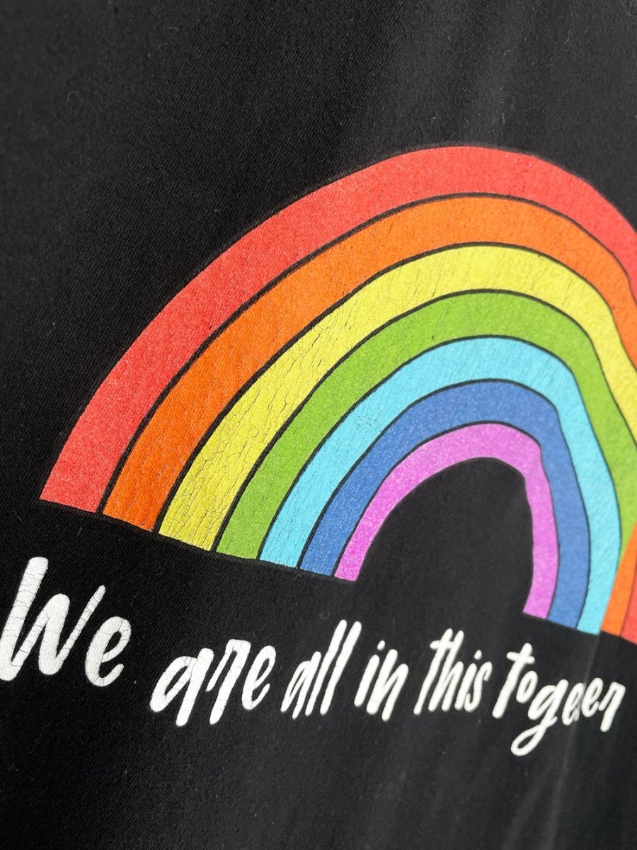 pride we are all in this together rainbow graphic tee - good market thrift store