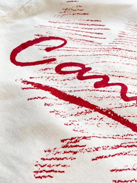 vintage 90s canada graphic tote bag - good market thrift store