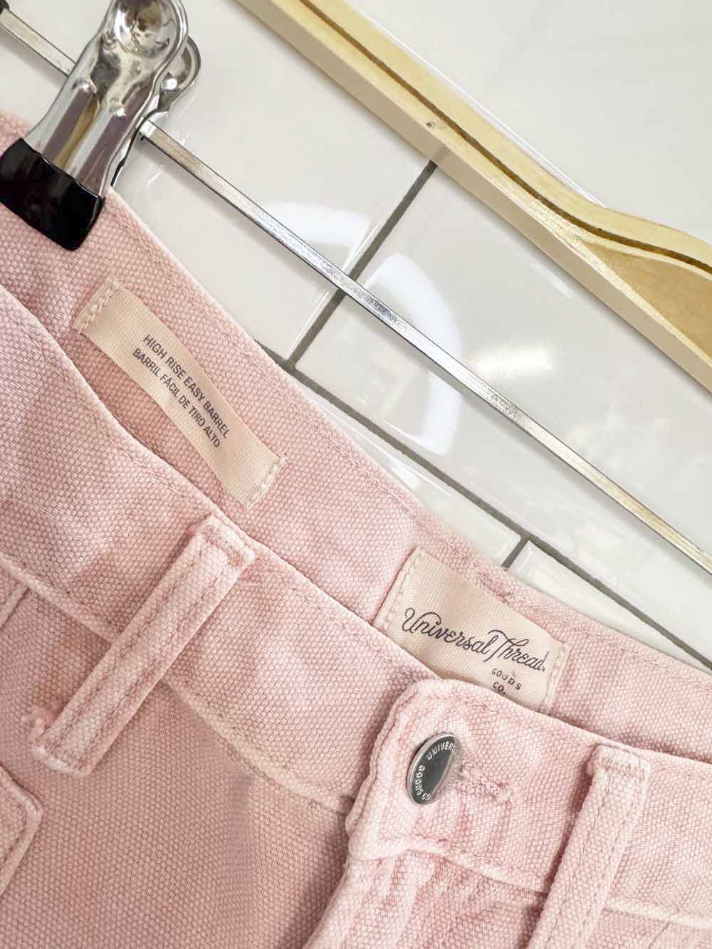 universal thread high rise easy barrel leg pants