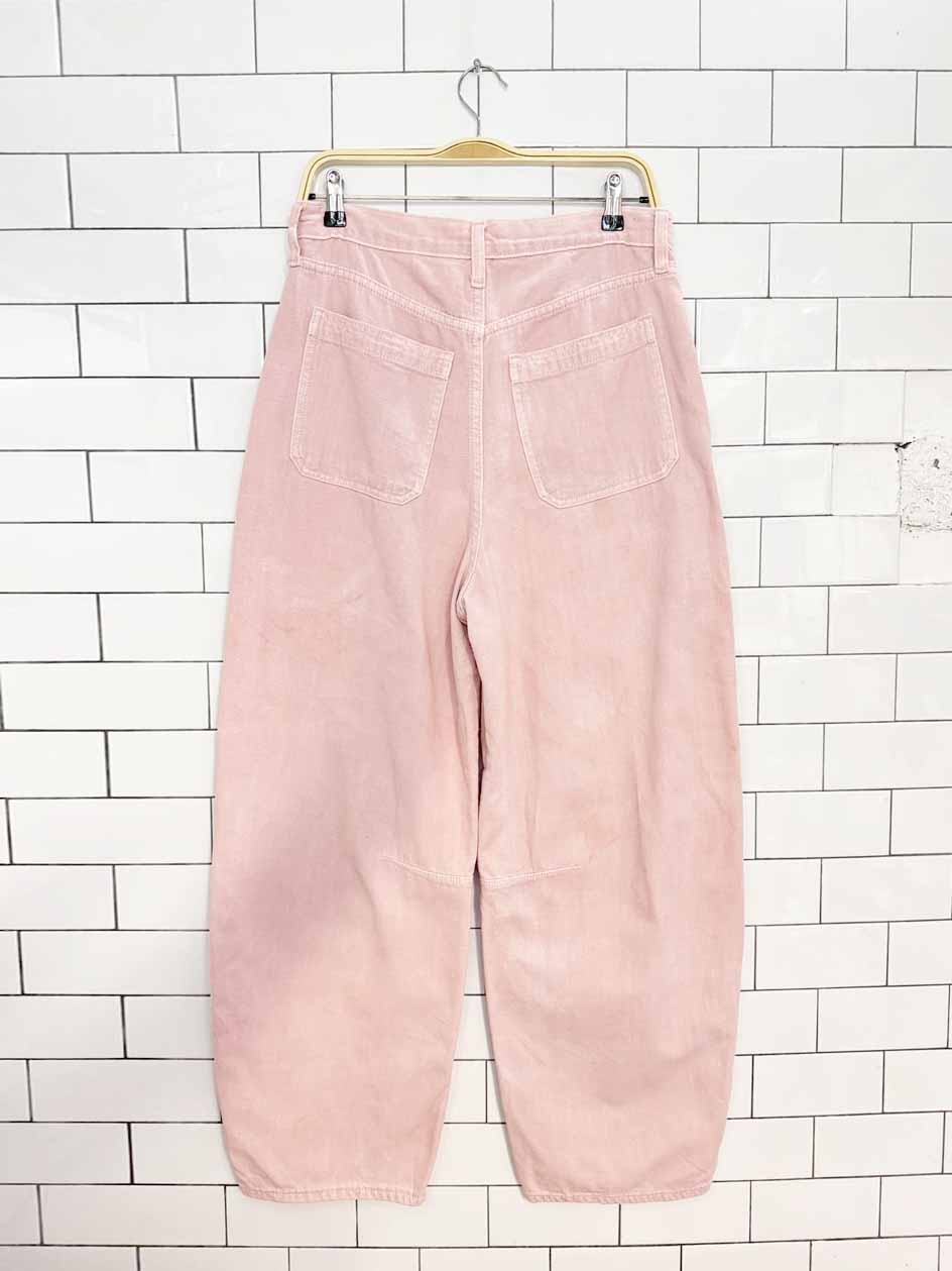 universal thread high rise easy barrel leg pants