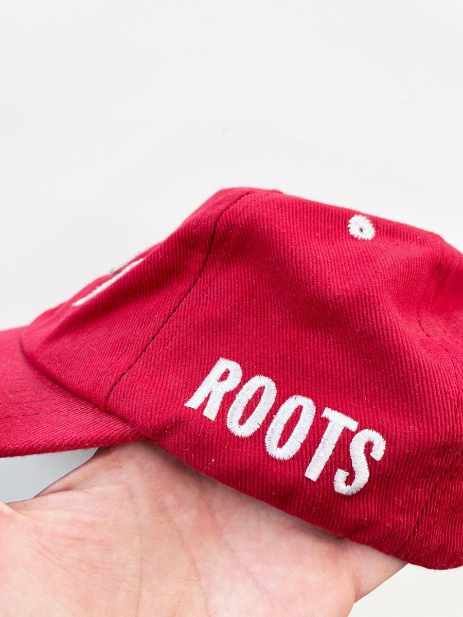 roots x canada olympic block letter hat - good market thrift store