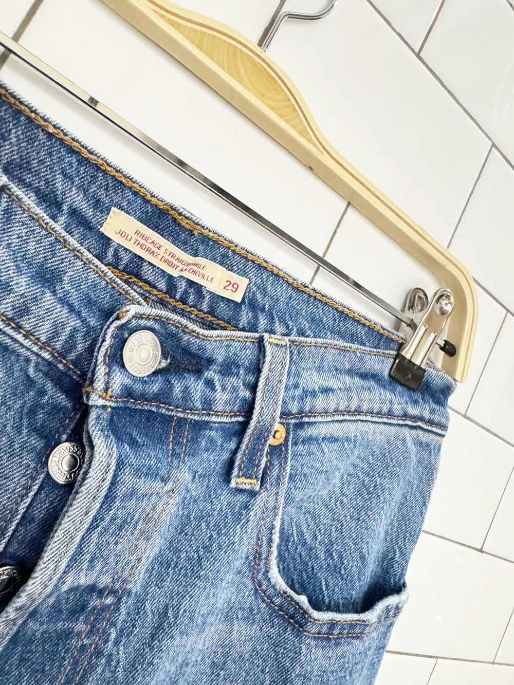 levi's ribcage straight ankle jeans