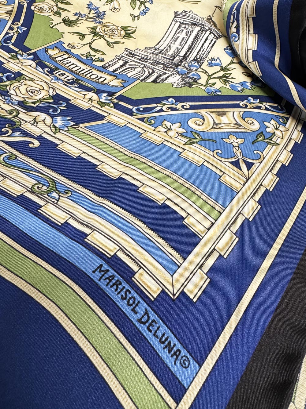 marisol deluna 100% silk scarf | hand-rolled edge