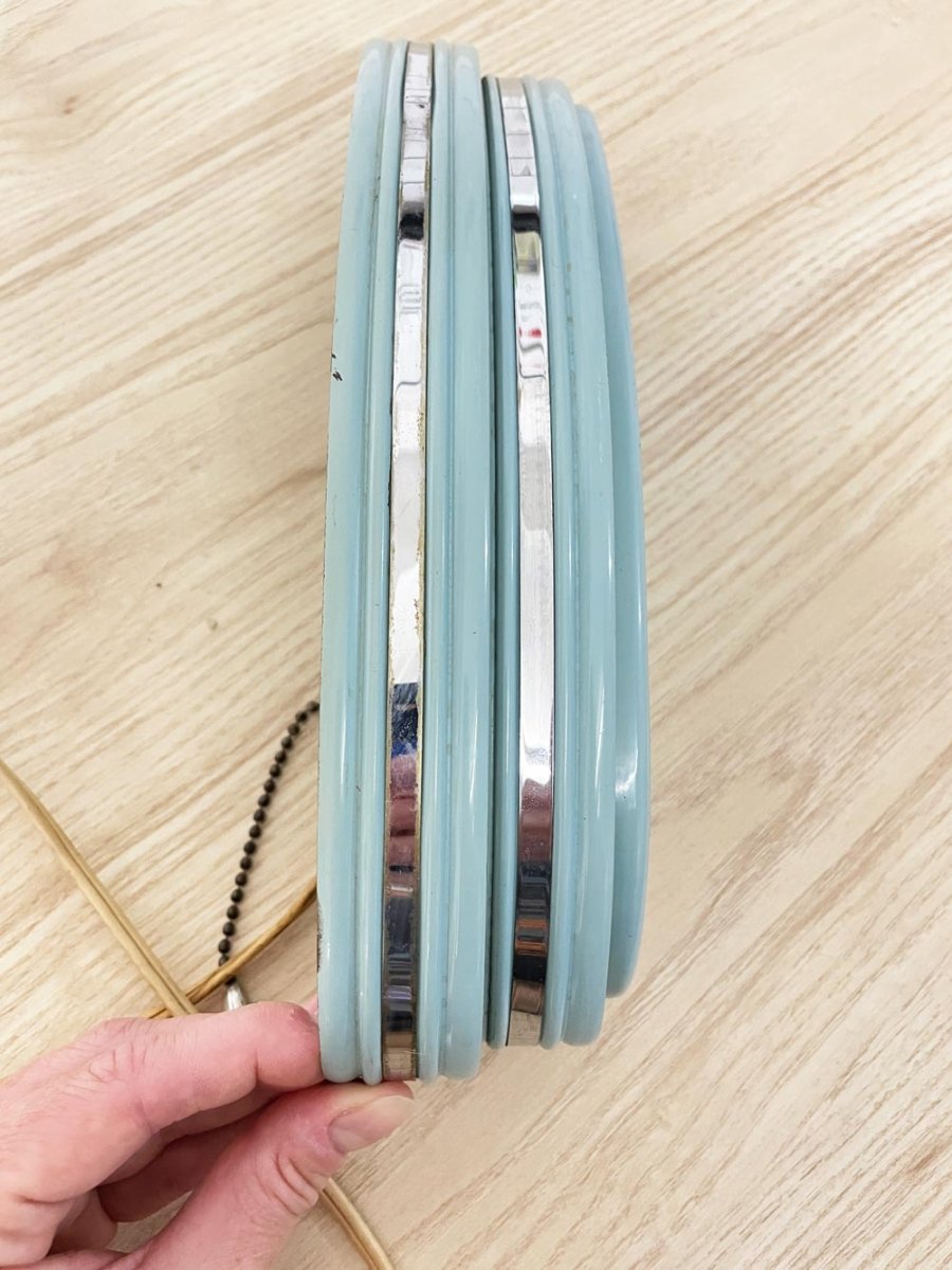 vintage 50s art deco headboard lamp - good market thrift store