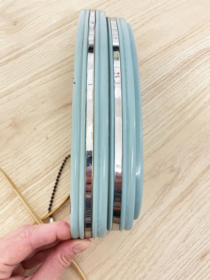 vintage 50s art deco headboard lamp - good market thrift store