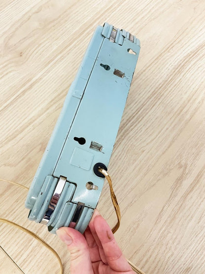 vintage 50s art deco headboard lamp - good market thrift store