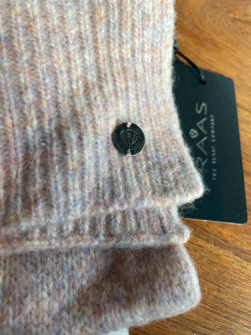 nwt fraas heathered rose scarf