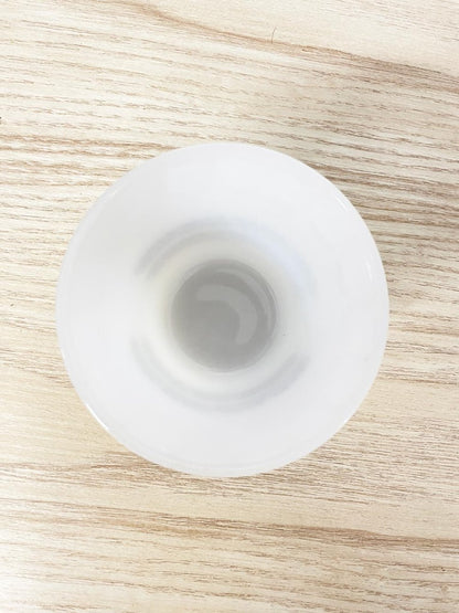 vintage milk glass wreath dish - good market thrift store