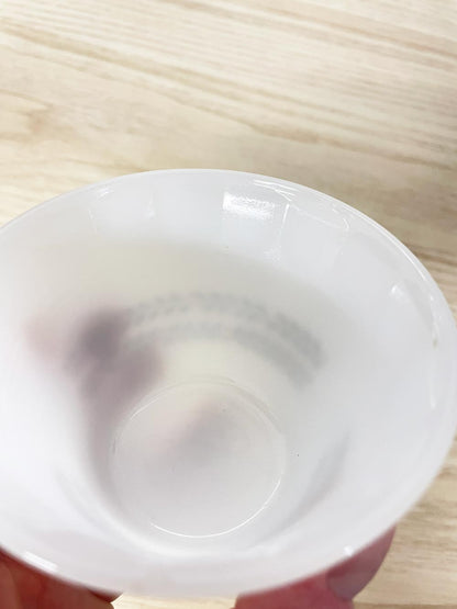 vintage milk glass wreath dish - good market thrift store