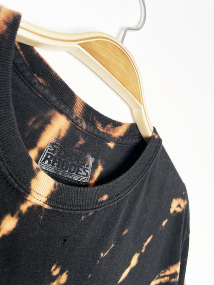 steven rhodes let's go fishing bleach tie dye tee | halloween - good market thrift store