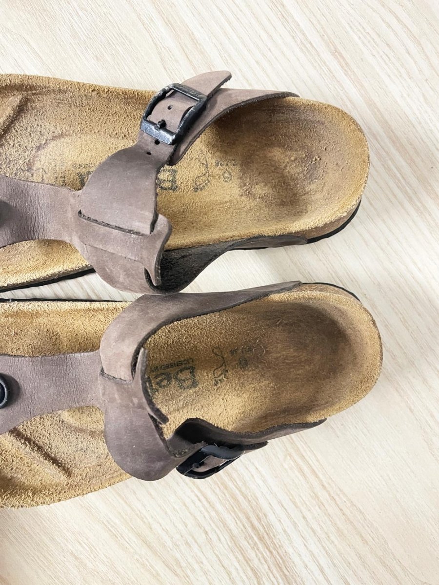 betula birkenstock oiled leather thong sandal - good market thrift store