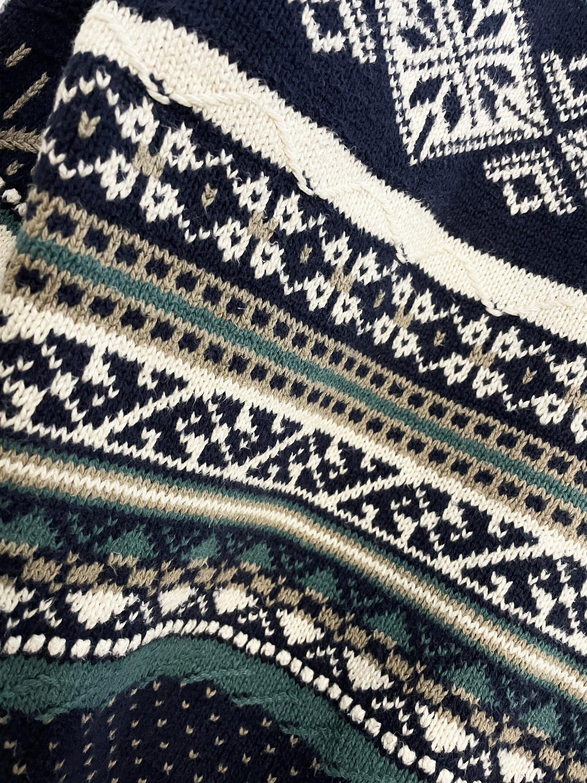 vintage john weitz hand-framed knit sweater | made in usa
