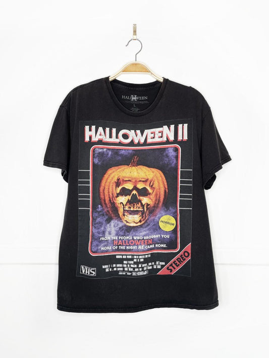 halloween II VHS cover graphic tee - good market thrift store