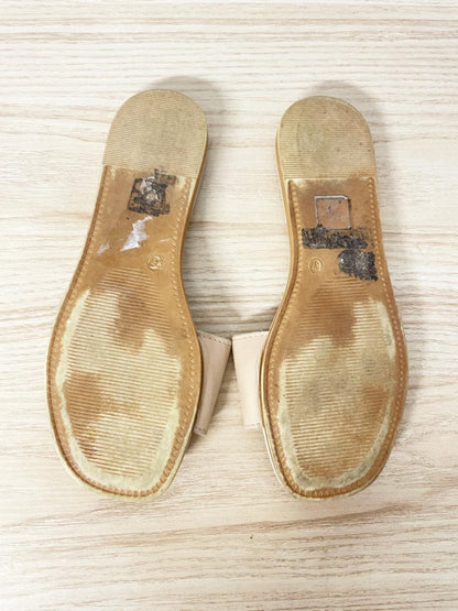 l'intervalle leather slip on sandal - good market thrift store