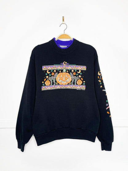 vintage 90s jerzees pumpkin patch sweatshirt | made in USA | morning sun - good market thrift store