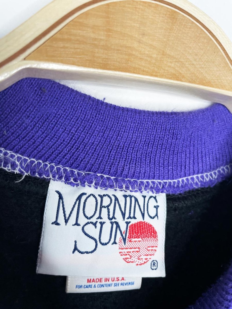 vintage 90s jerzees pumpkin patch sweatshirt | made in USA | morning sun - good market thrift store