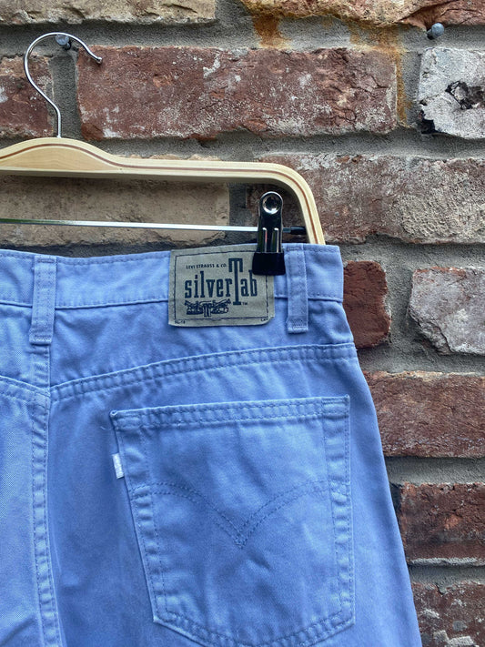 vintage 90s levi's silvertab jean shorts