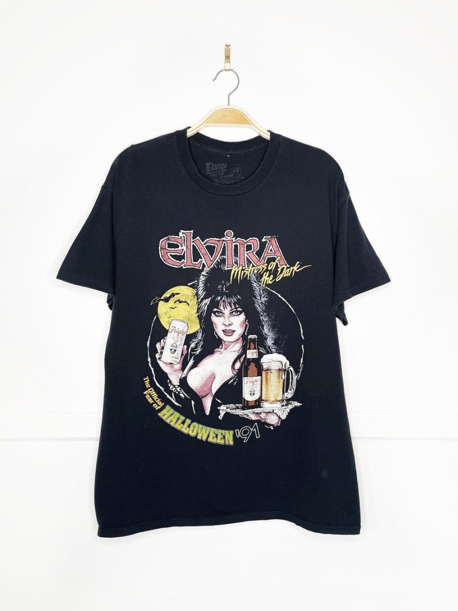 elvira mistress of the dark fright light graphic tee | halloween - good market thrift store