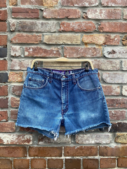 vintage levi's silvertab cut off shorts