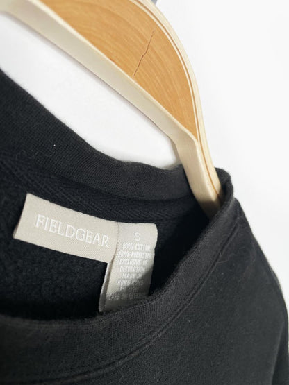 fieldgear pumpkin patch felt appliqué sweatshirt | halloween - good market thrift store