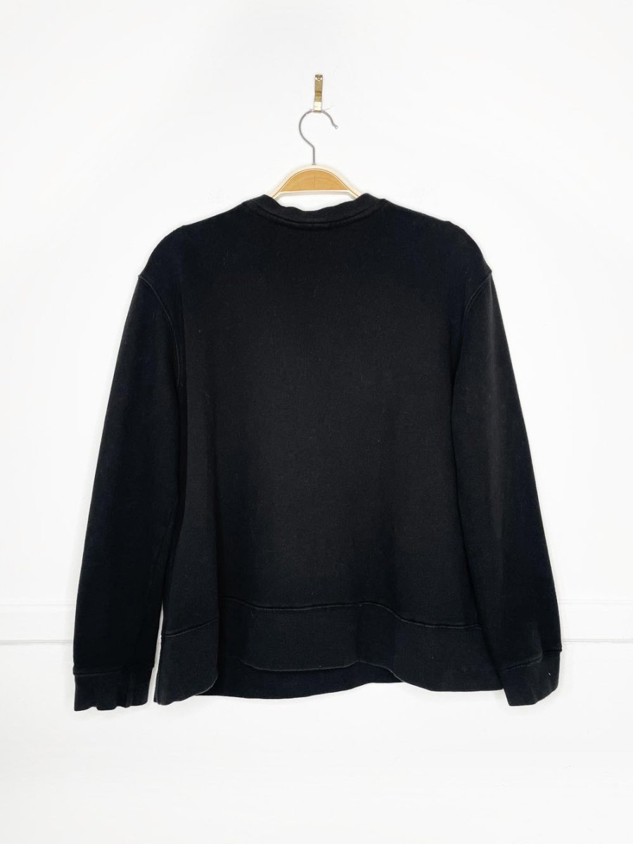 fieldgear pumpkin patch felt appliqué sweatshirt | halloween - good market thrift store