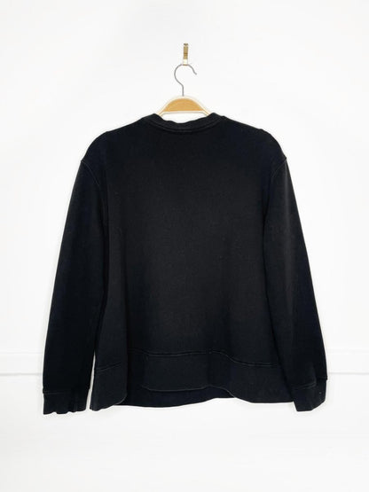 fieldgear pumpkin patch felt appliqué sweatshirt | halloween - good market thrift store