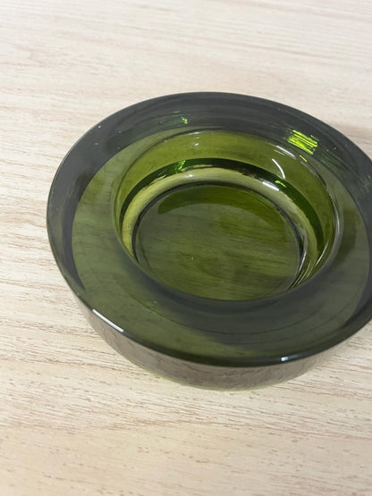 vintage modernist sasaki holmegaard glass ashtray | mid - century - good market thrift store