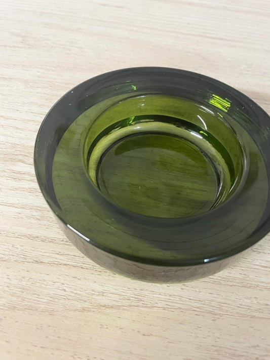 vintage modernist sasaki holmegaard glass ashtray | mid - century - good market thrift store