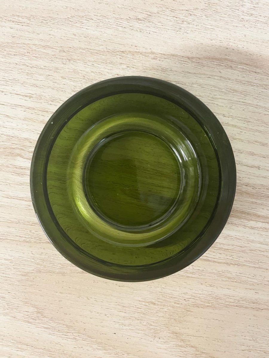 vintage modernist sasaki holmegaard glass ashtray | mid - century - good market thrift store