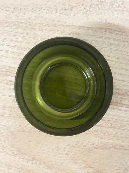 vintage modernist sasaki holmegaard glass ashtray | mid - century - good market thrift store