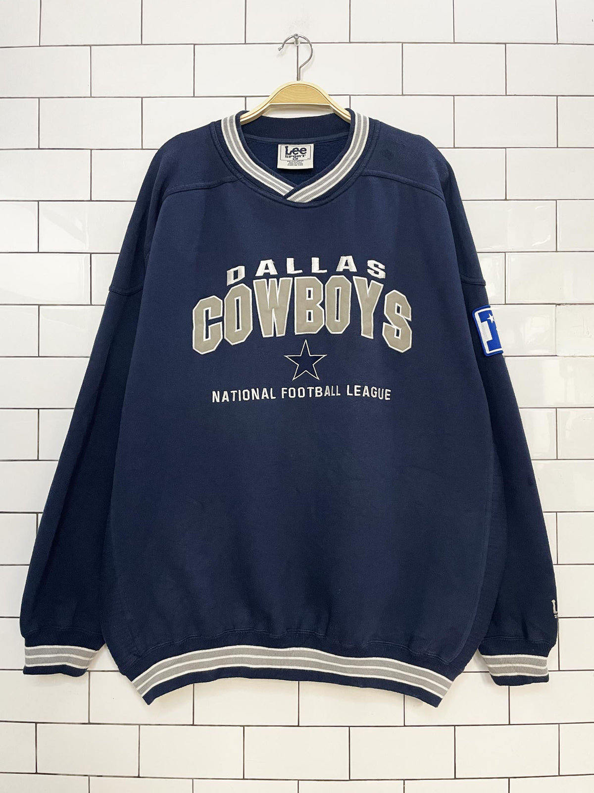 vintage 90s lee dallas cowboys NFL embroidered sweatshirt