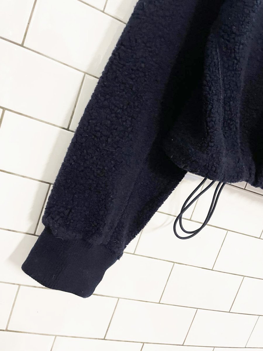 the group babaton wool - blend 1/4 zip sherpa sweater | aritzia - good market thrift store